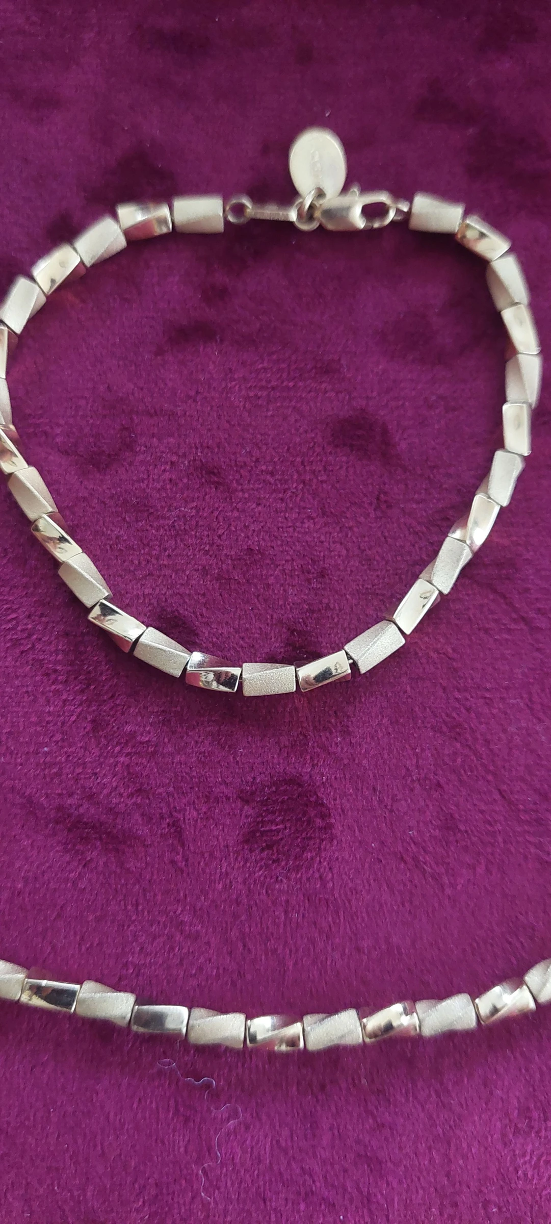 Conjunto Vintage Giovanni Dorado – Collar y Pulsera de Eslabones Retorcidos ✨ – photo 2